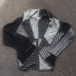 CAbi patchwork cardigan